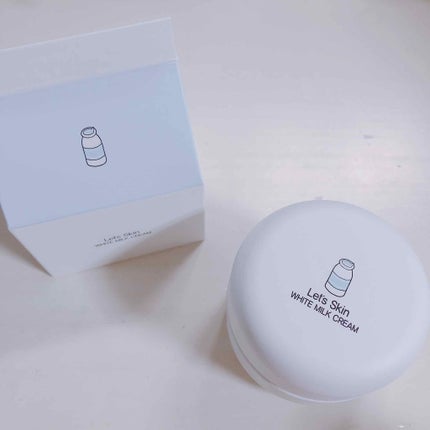 レッツスキン ホワイト ミルククリーム/SHINBEE JAPAN /フェイスクリームを使ったクチコミ(1枚目)