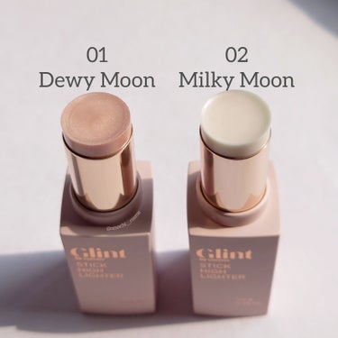 スティックハイライター Dewy Moon/Glint/スティックハイライトを使ったクチコミ（2枚目）