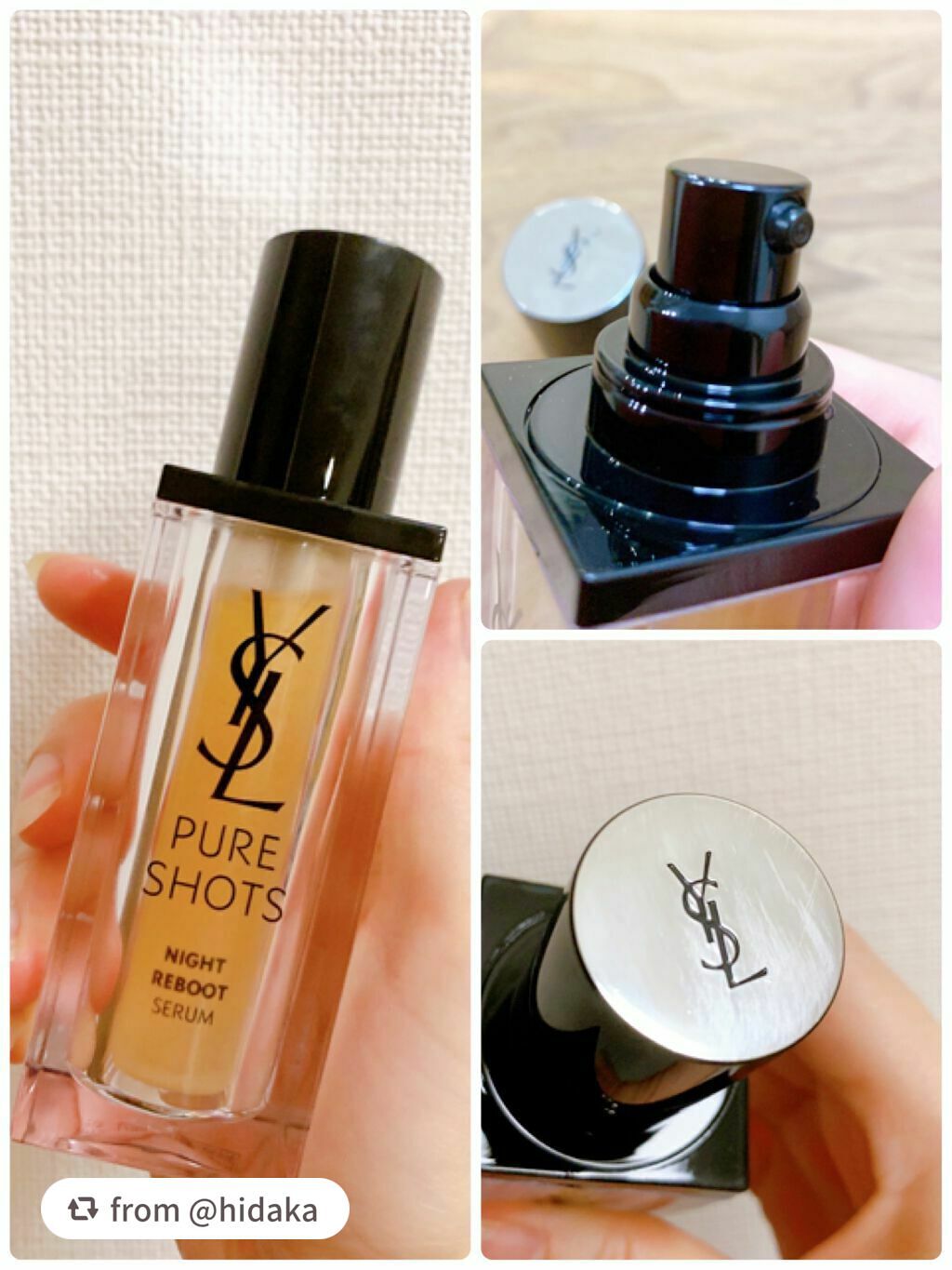 ピュアショット ナイト リチャージセラム/YVES SAINT LAURENT BEAUTE/美容液を使ったクチコミ(3枚目)