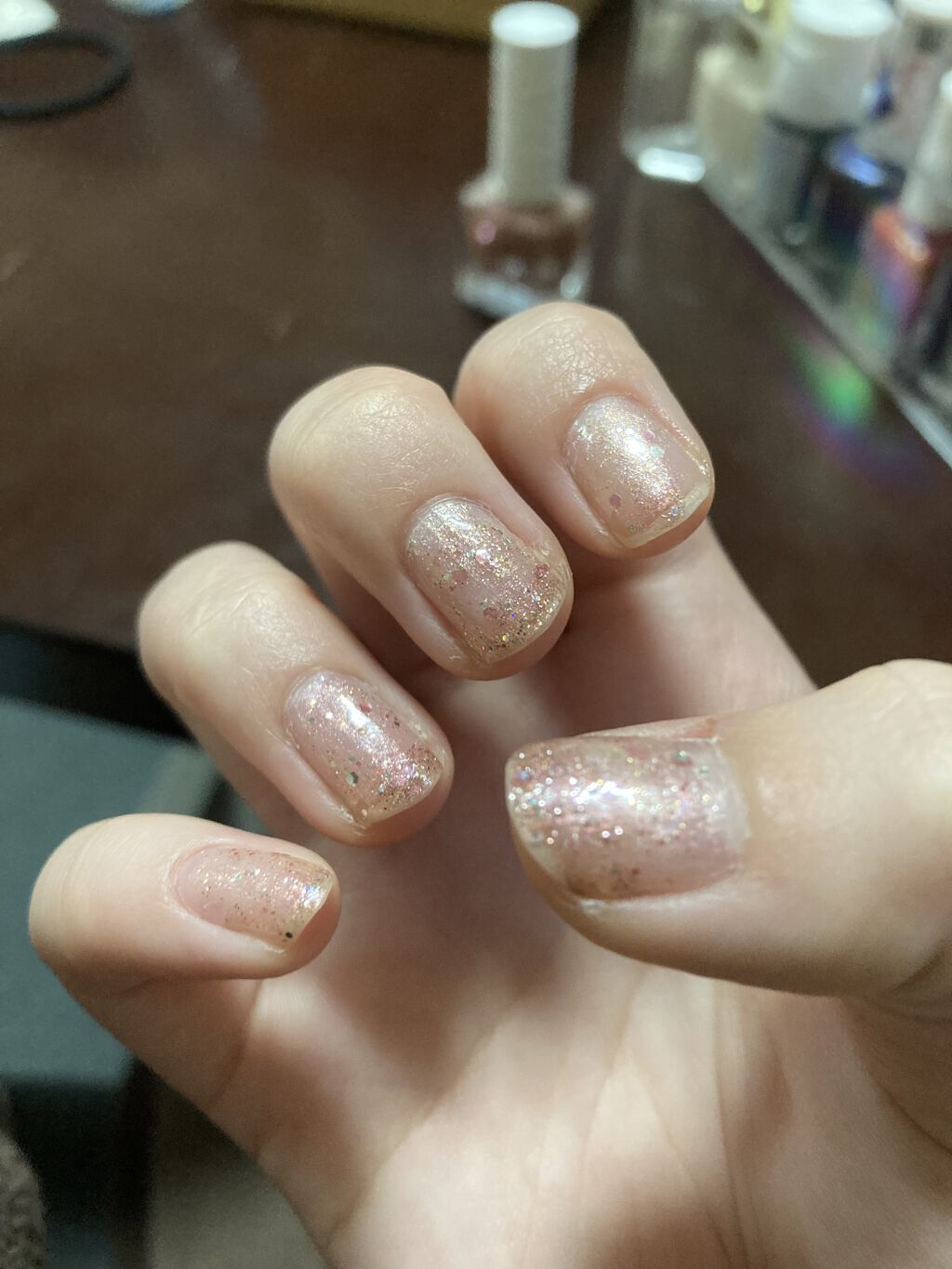 ネイルホリック Sheer pearl color PK818/ネイルホリック/マニキュアを使ったクチコミ（1枚目）