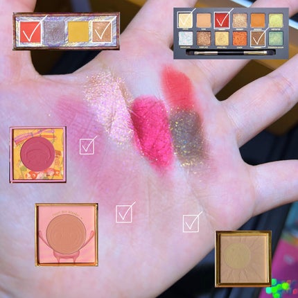 山海シリーズ 4色アイシャドウパレット/GirlCult/アイシャドウパレットを使ったクチコミ(4枚目)