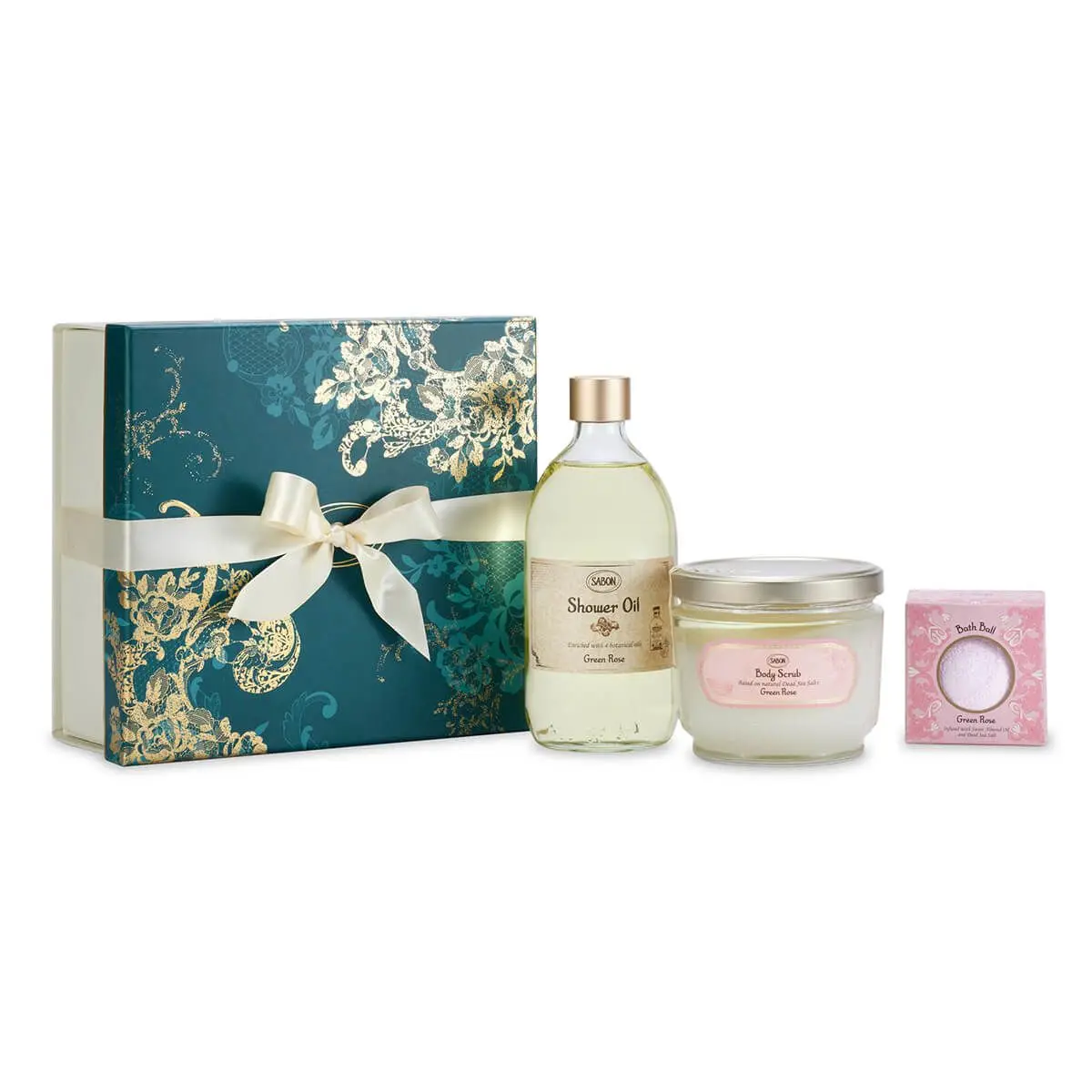 SABON バスソルトキット グリーン・ローズ