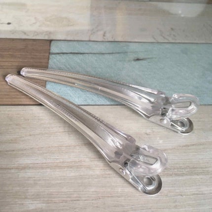 DAISO アクリルクリップセットのクチコミ「今回はDAISOのヘアクリップをご紹介✨
100円ショップのヘアクリップってハサミが弱いし、.....」(2枚目)