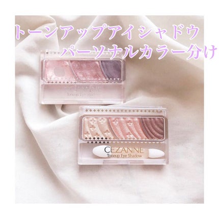 トーンアップアイシャドウ/CEZANNE/アイシャドウパレットを使ったクチコミ(1枚目)