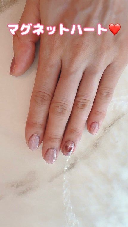 #ネイル,#ジェルネイル,#マグネットネイル,#マグネットハートネイルのネイルデザイン