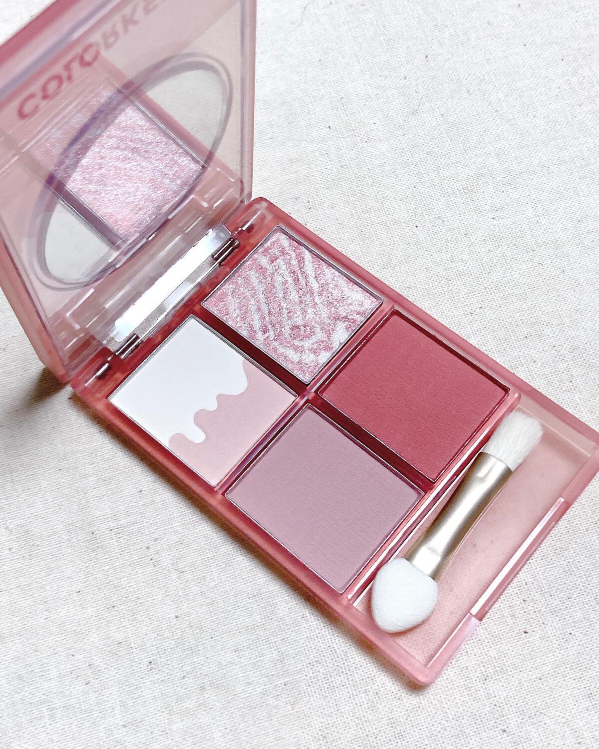 四色アイシャドウパレット/COLORKEY/アイシャドウパレットを使ったクチコミ（3枚目）