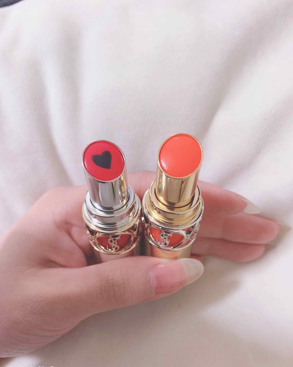 ヴォリュプテ プランプインカラー/YVES SAINT LAURENT BEAUTE/口紅を使ったクチコミ（2枚目）