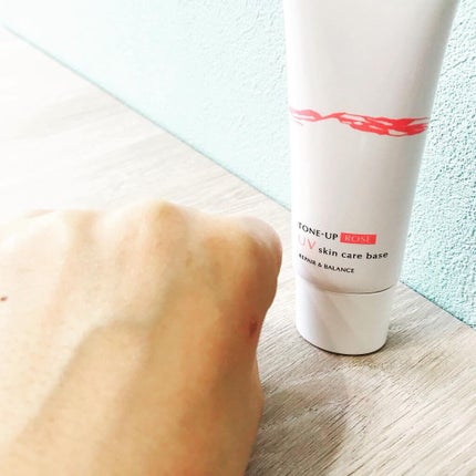 リペア&バランス スキンケアUVベース<トーンアップローズ>/Repair&Balance/日焼け止めクリームを使ったクチコミ(3枚目)