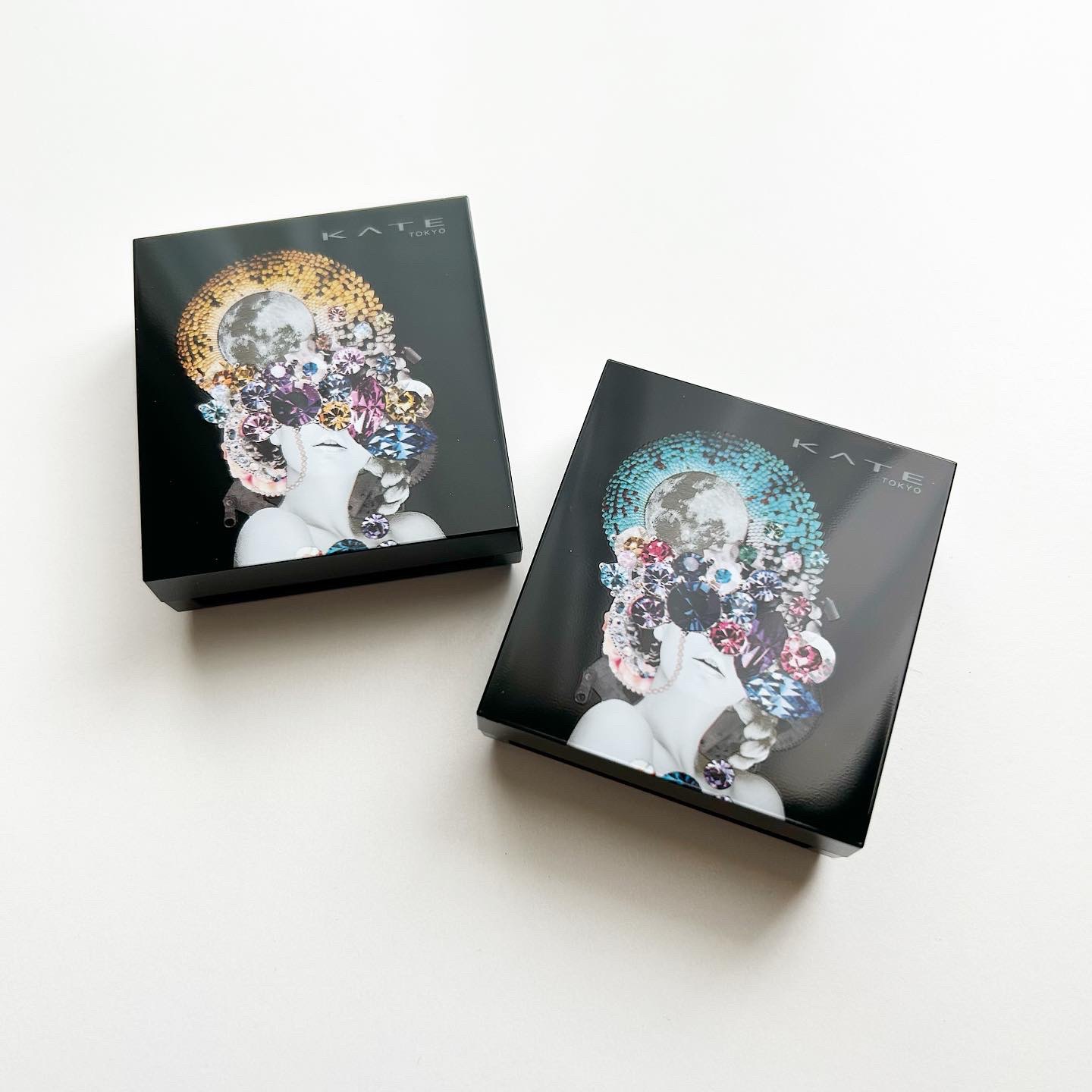 オーロラライズグロウハイライター EX-1 ブルー系/KATE/パウダーハイライトを使ったクチコミ（1枚目）