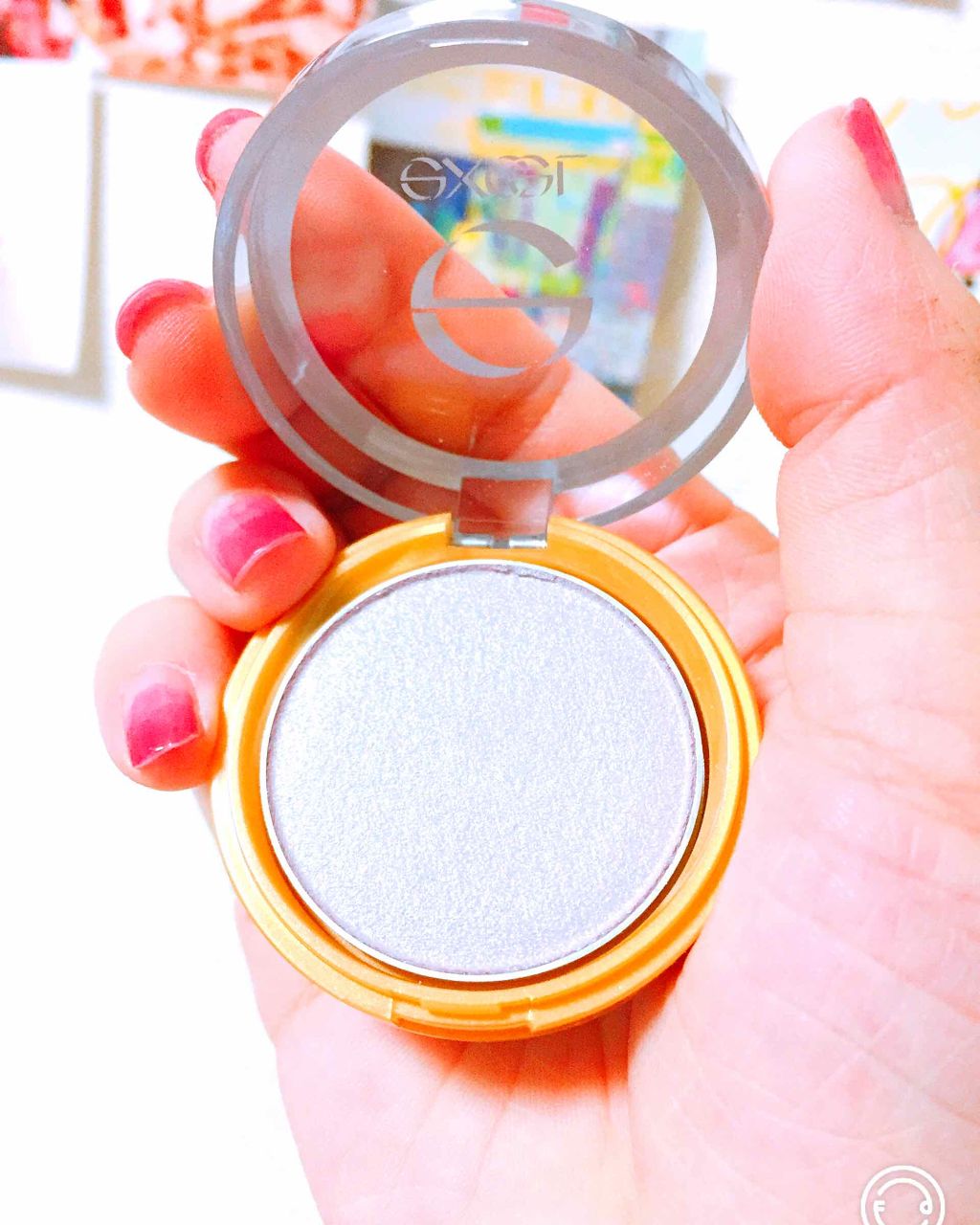 シャイニーシャドウ N/excel/単色アイシャドウを使ったクチコミ(2枚目)