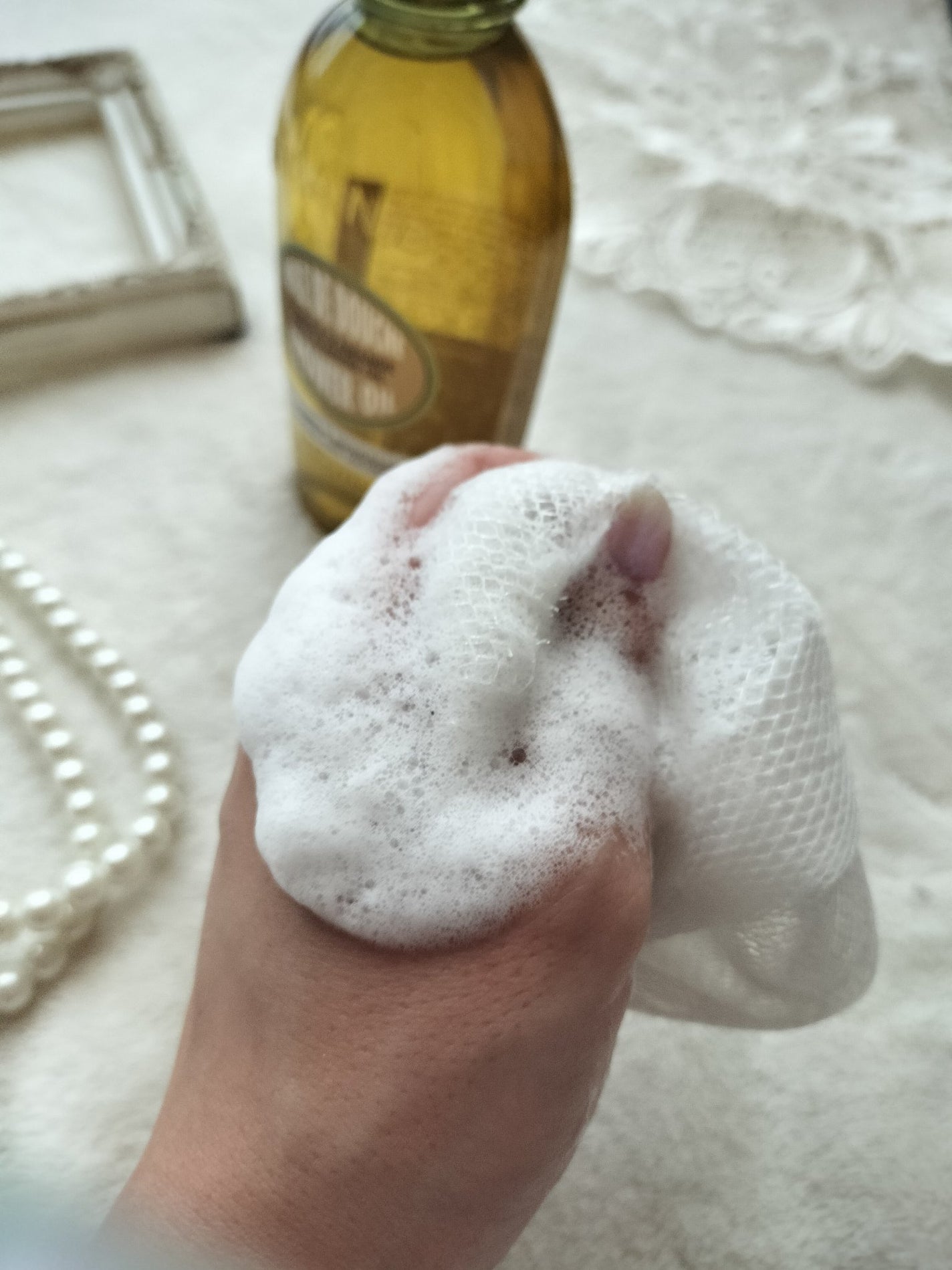 アーモンド モイスチャライジングシャワーオイル/L'OCCITANE/ボディソープを使ったクチコミ(4枚目)