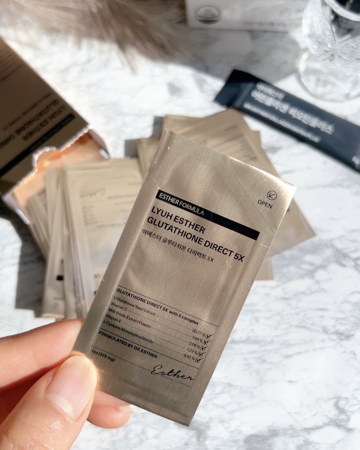 ヨエスターグルタチオンダイレクト５X/ESTHER FORMULA/美容サプリメントを使ったクチコミ（2枚目）
