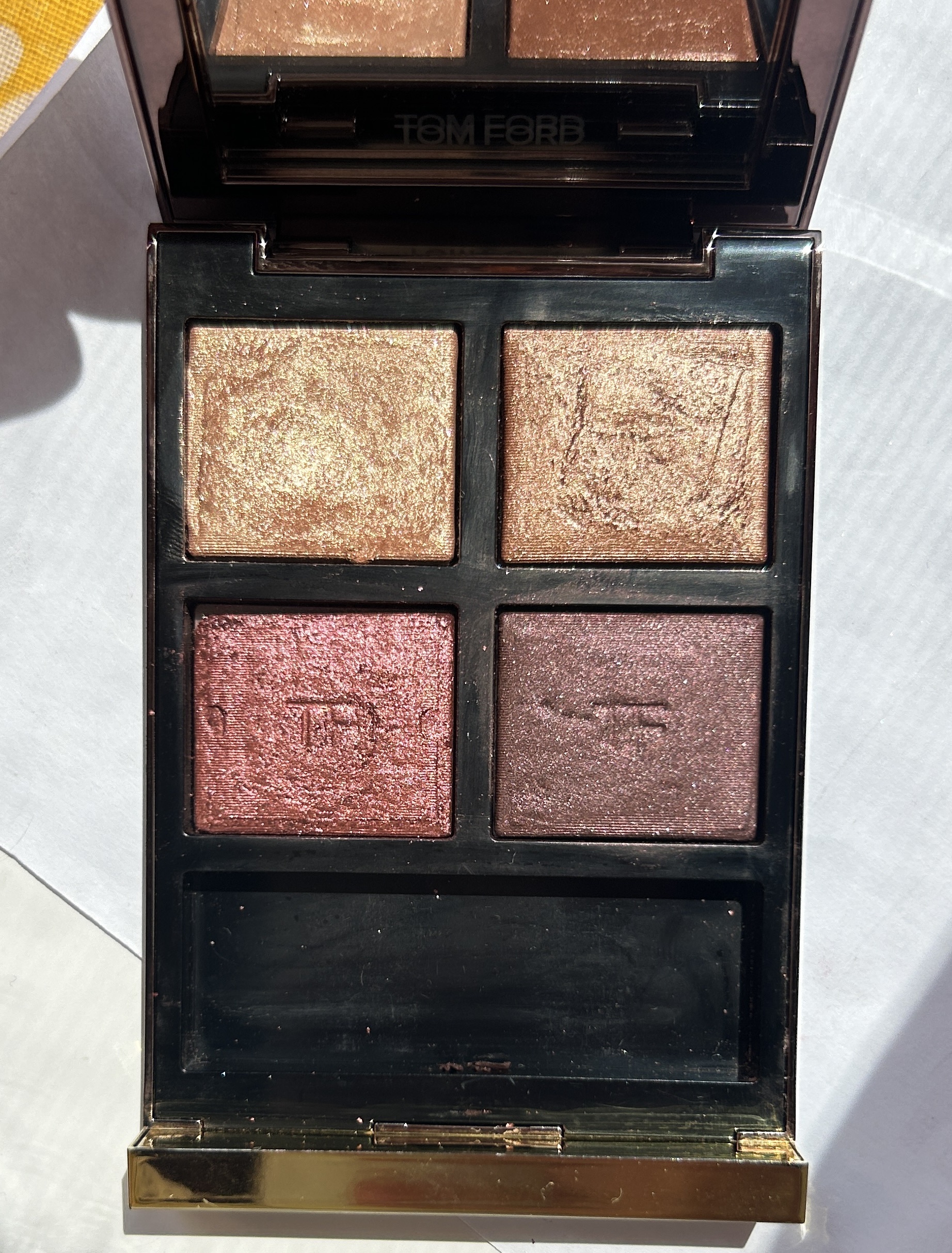 アイ カラー クォード 4A ハネムーン/TOM FORD BEAUTY/アイシャドウパレットを使ったクチコミ（1枚目）