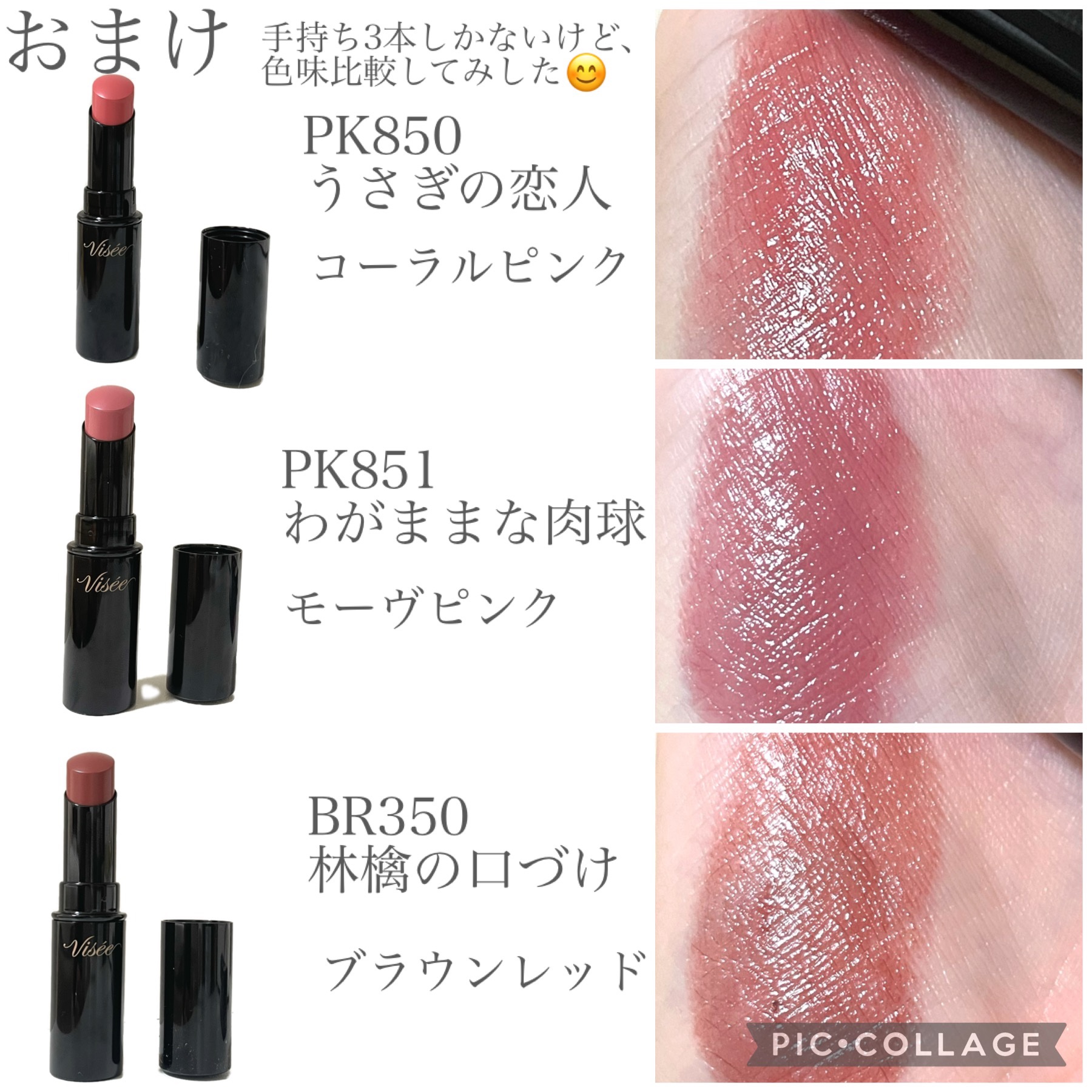 ネンマクフェイク ルージュ/Visée/口紅を使ったクチコミ（3枚目）