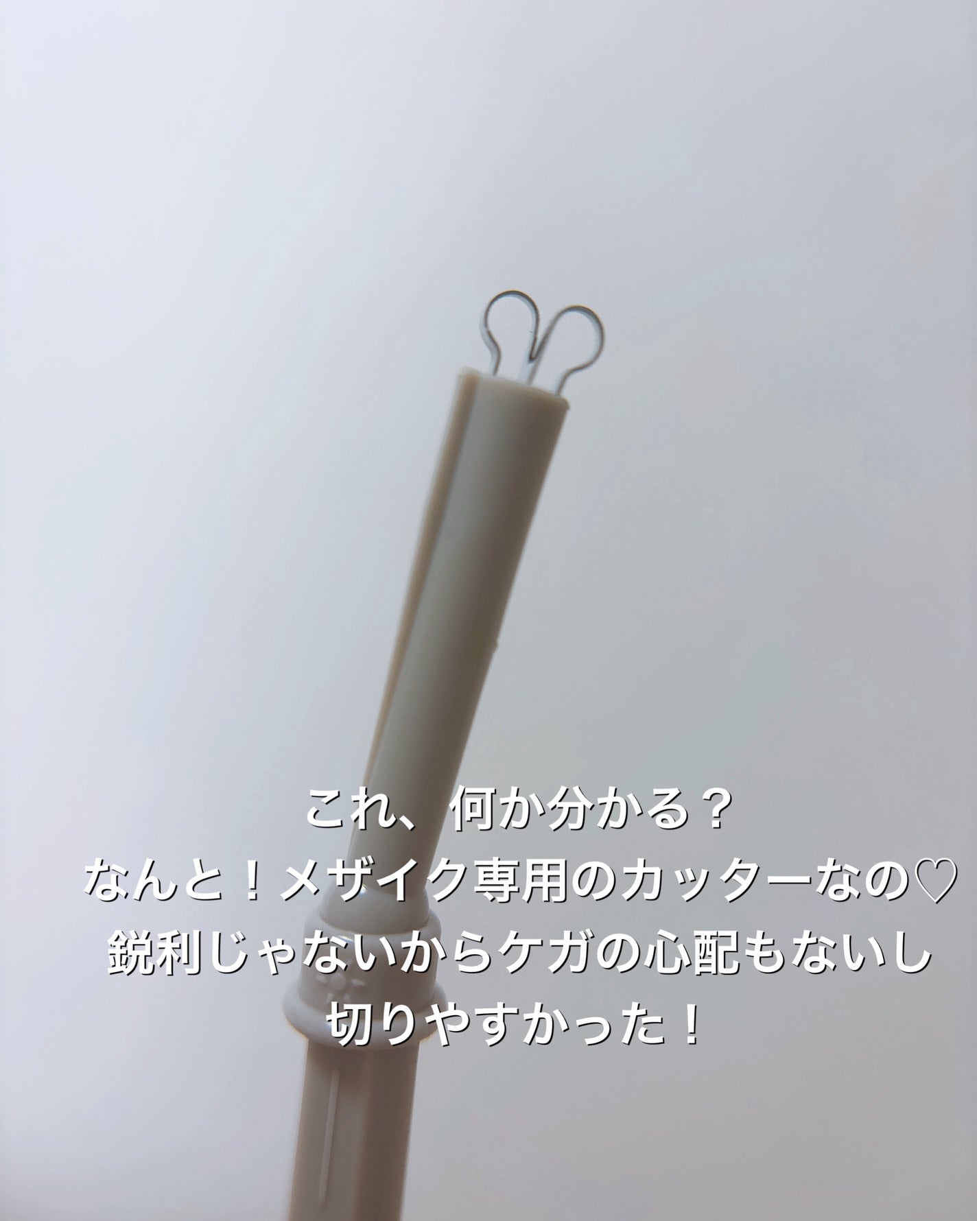 メザイク クリップ カッター ファイバー専用カッター/メザイク/二重まぶた用アイテムを使ったクチコミ(4枚目)