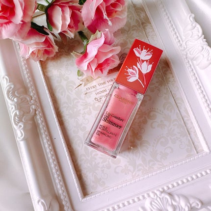 コンフォート リップオイル シマー/CLARINS/リップグロスを使ったクチコミ(1枚目)