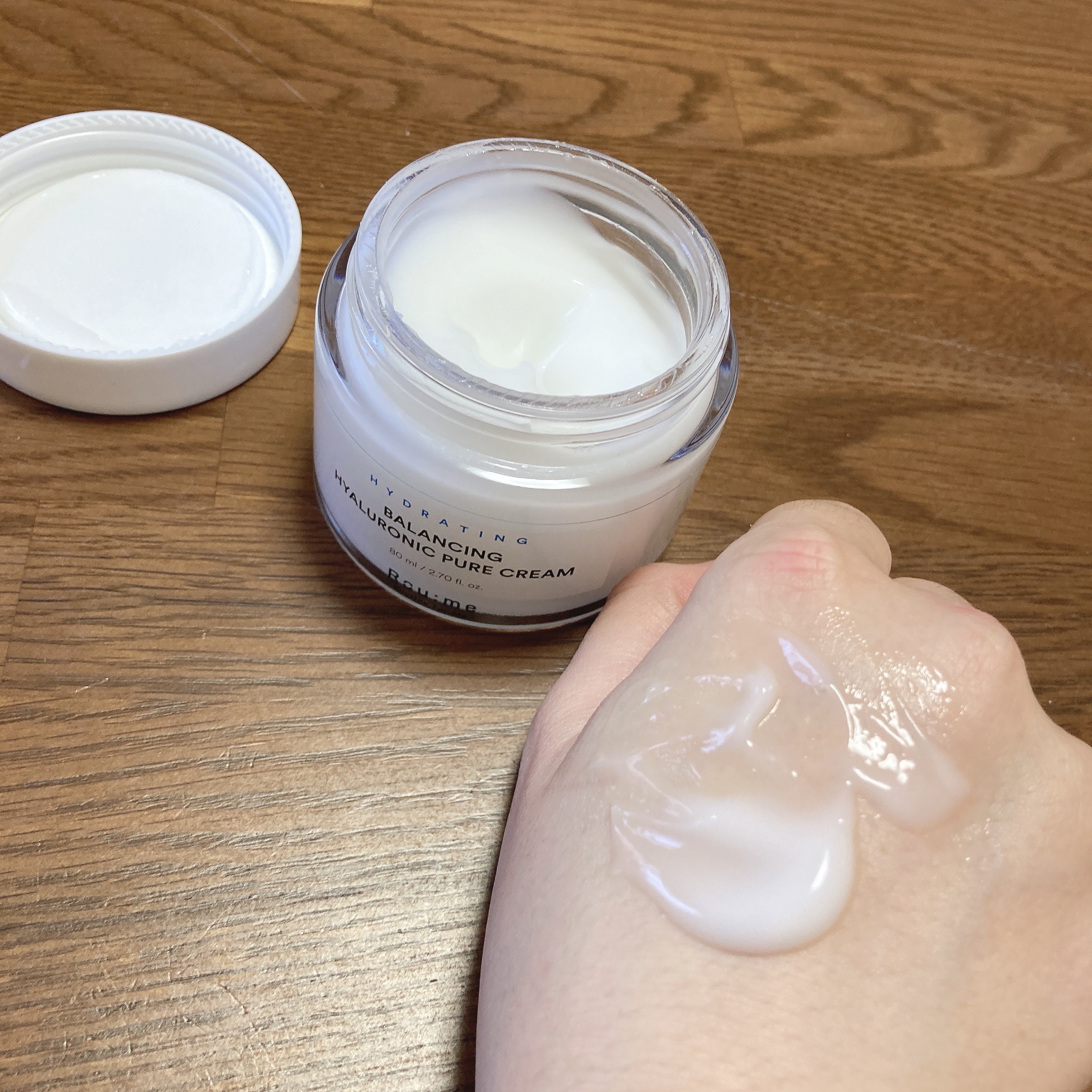 バランシング ヒアルロニック ピュア クリーム/Roume/フェイスクリームを使ったクチコミ（1枚目）