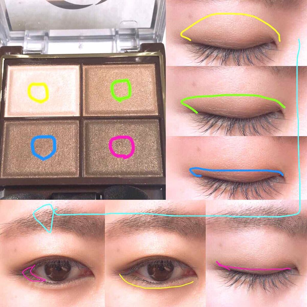 スキニーリッチシャドウ/excel/アイシャドウパレットを使ったクチコミ(3枚目)