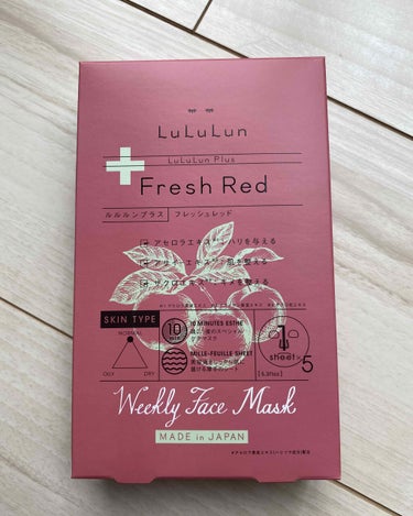 ルルルン ルルルンプラス フレッシュレッドのクチコミ「◯LuLuLun Plus
LuLuLun Plus Fresh REd
１枚（エッセンス30.....」（2枚目）