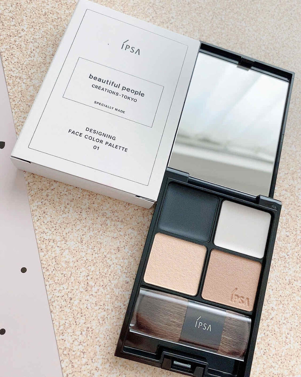 デザイニング フェイスカラーパレット/IPSA/プレストパウダーを使ったクチコミ（1枚目）