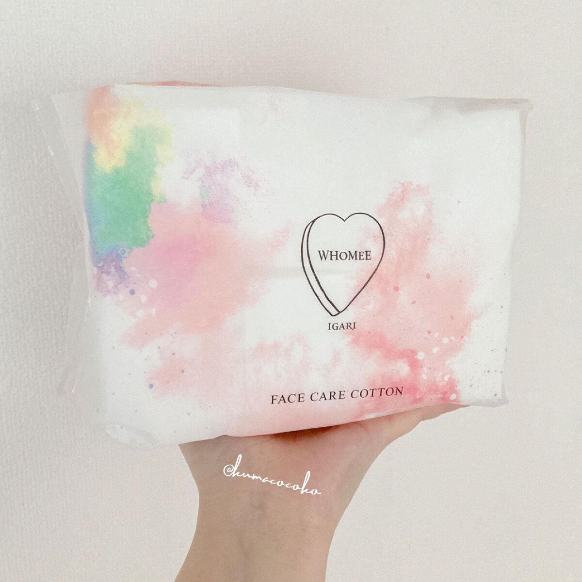 フェイスケアコットン　N/WHOMEE/コットンを使ったクチコミ（2枚目）
