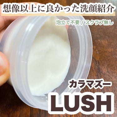 ラッシュ カラマズーのクチコミ「【LUSH】柔肌になりたい👀クリーム洗顔が優秀すぎた!!

┈┈┈┈┈┈┈┈┈┈
ラッシュ カ.....」（1枚目）