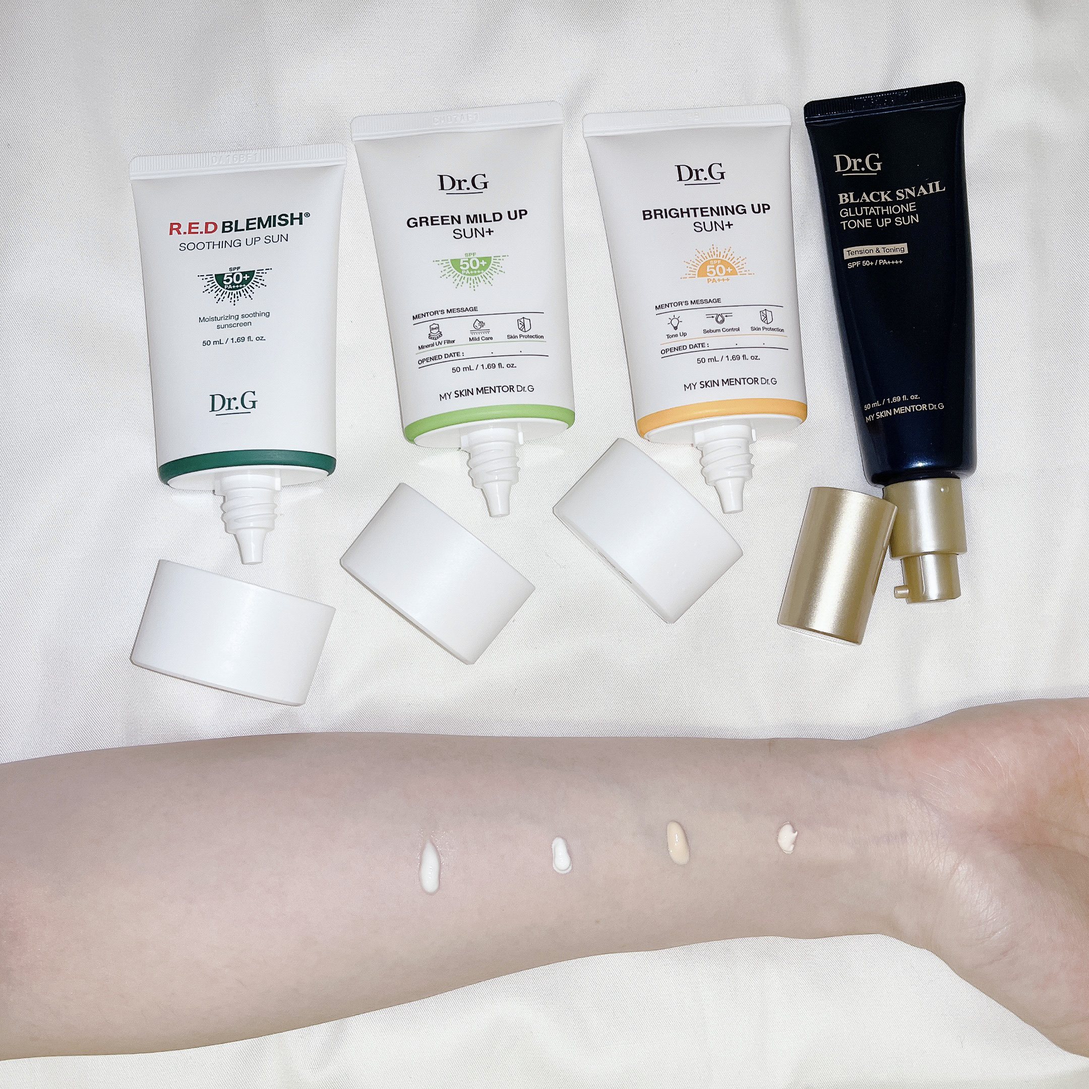 ブライトニングアップサンプラス/Dr.G/日焼け止めクリームを使ったクチコミ（3枚目）