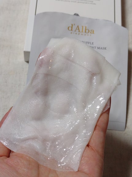 ホワイトトリュフナリシングトリートメントマスク/ダルバ/シートマスク・パックを使ったクチコミ(3枚目)