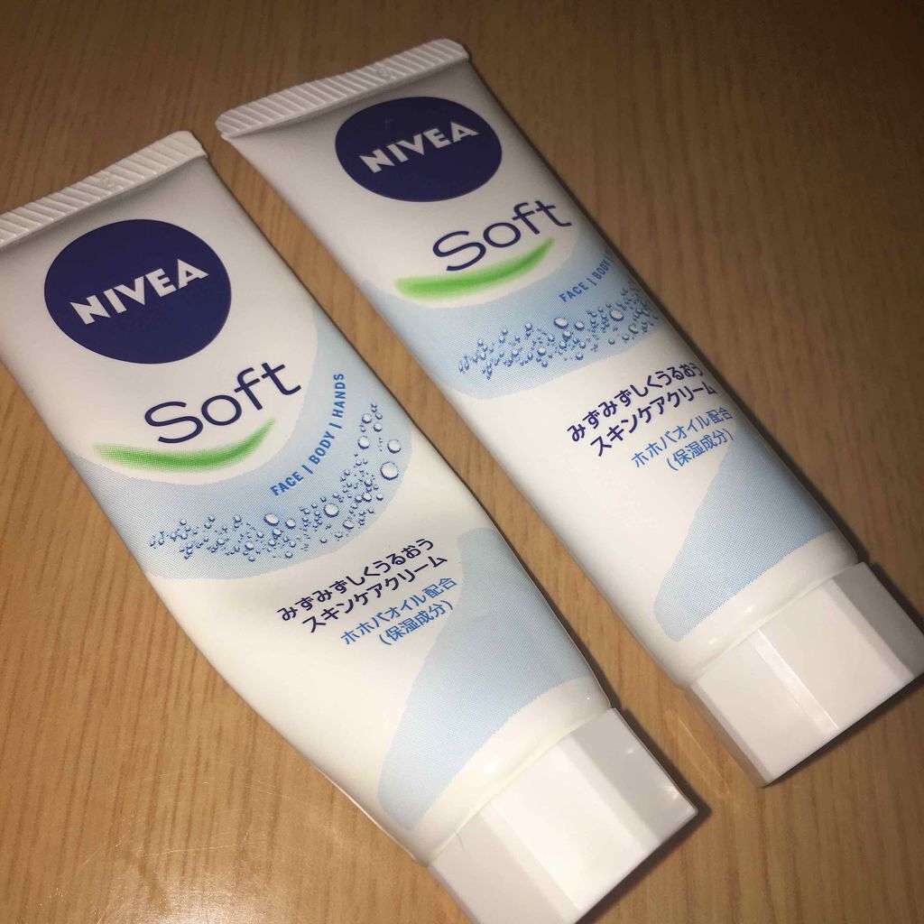 ニベアソフト スキンケアクリーム/ニベア/ボディクリームを使ったクチコミ（1枚目）