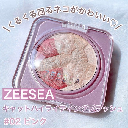 キャットハイライティングブラッシュ/ZEESEA/パウダーハイライトを使ったクチコミ(2枚目)