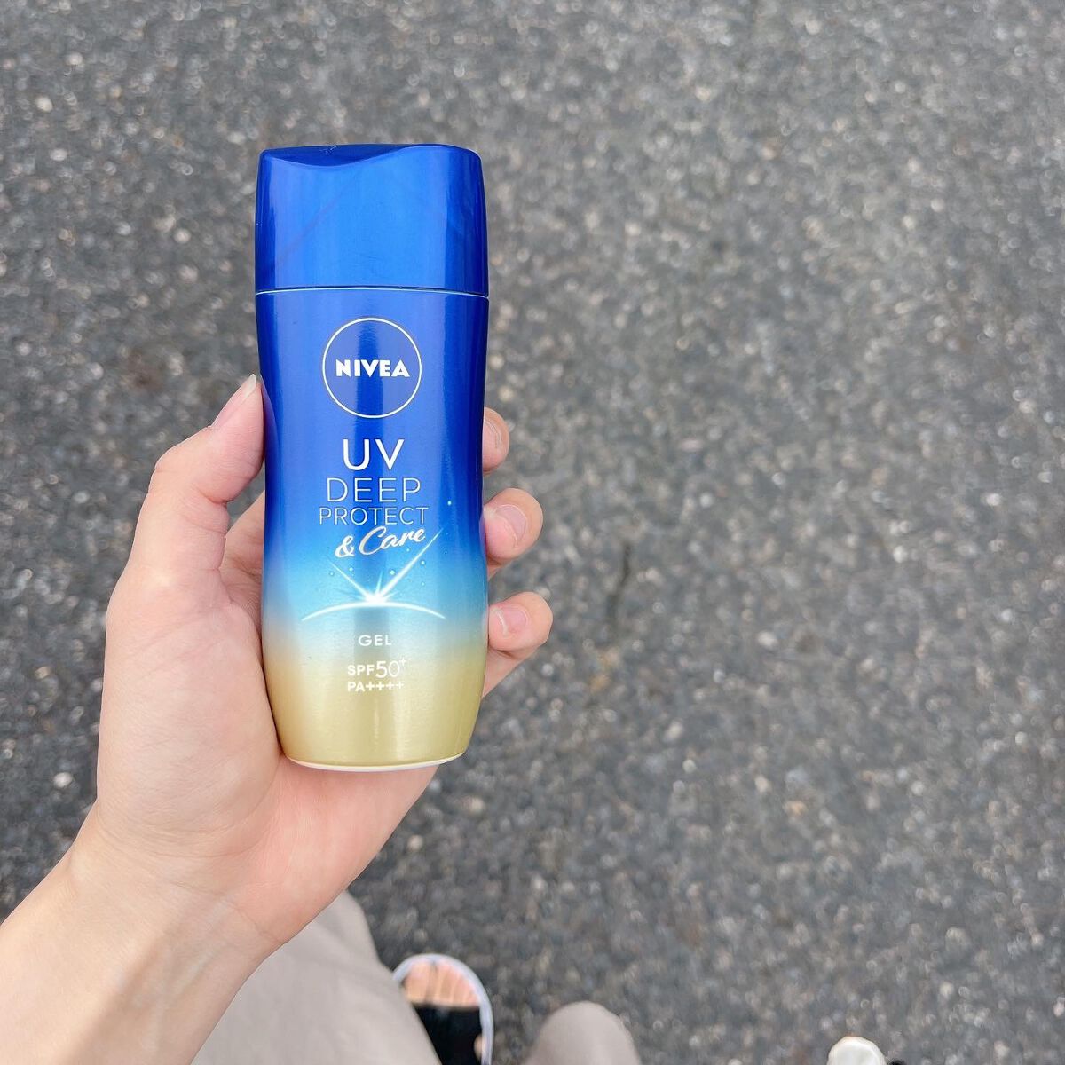 ニベアUV ディープ プロテクト＆ケア ジェル/ニベア/日焼け止めジェルを使ったクチコミ（2枚目）
