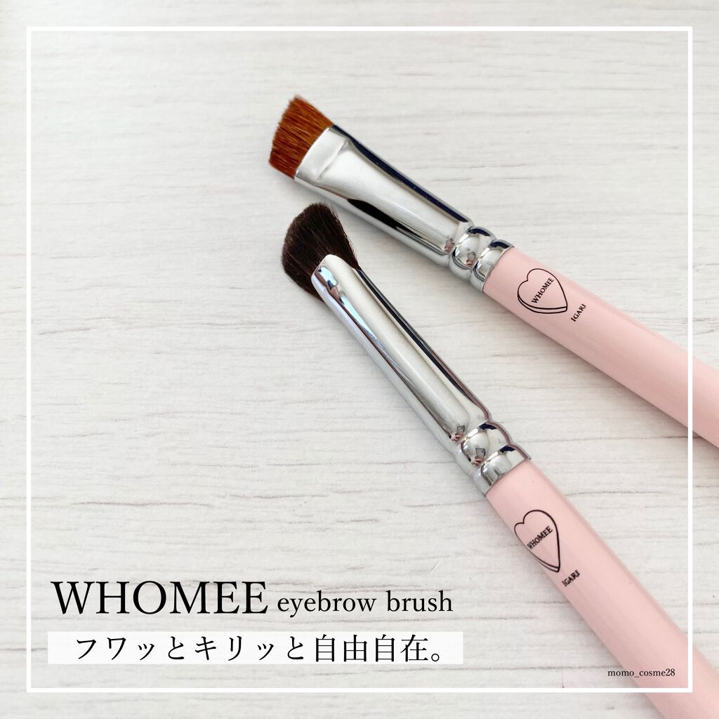 フーミー アイブロウブラシ 熊野筆/WHOMEE/メイクブラシを使ったクチコミ(1枚目)