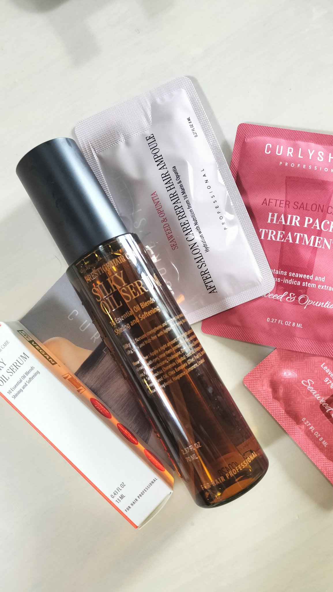 SILKY OIL SERUM/CULRY SHYLL/ヘアオイルを使ったクチコミ（2枚目）