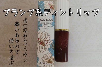 リキッドルージュ ティント(1/5新発売)/PAUL & JOE BEAUTE/リップティントを使ったクチコミ(1枚目)