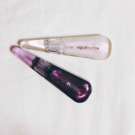 LIP38℃ +UnFrame<ホログラフィック>/UZU BY FLOWFUSHI/リップグロスを使ったクチコミ(1枚目)