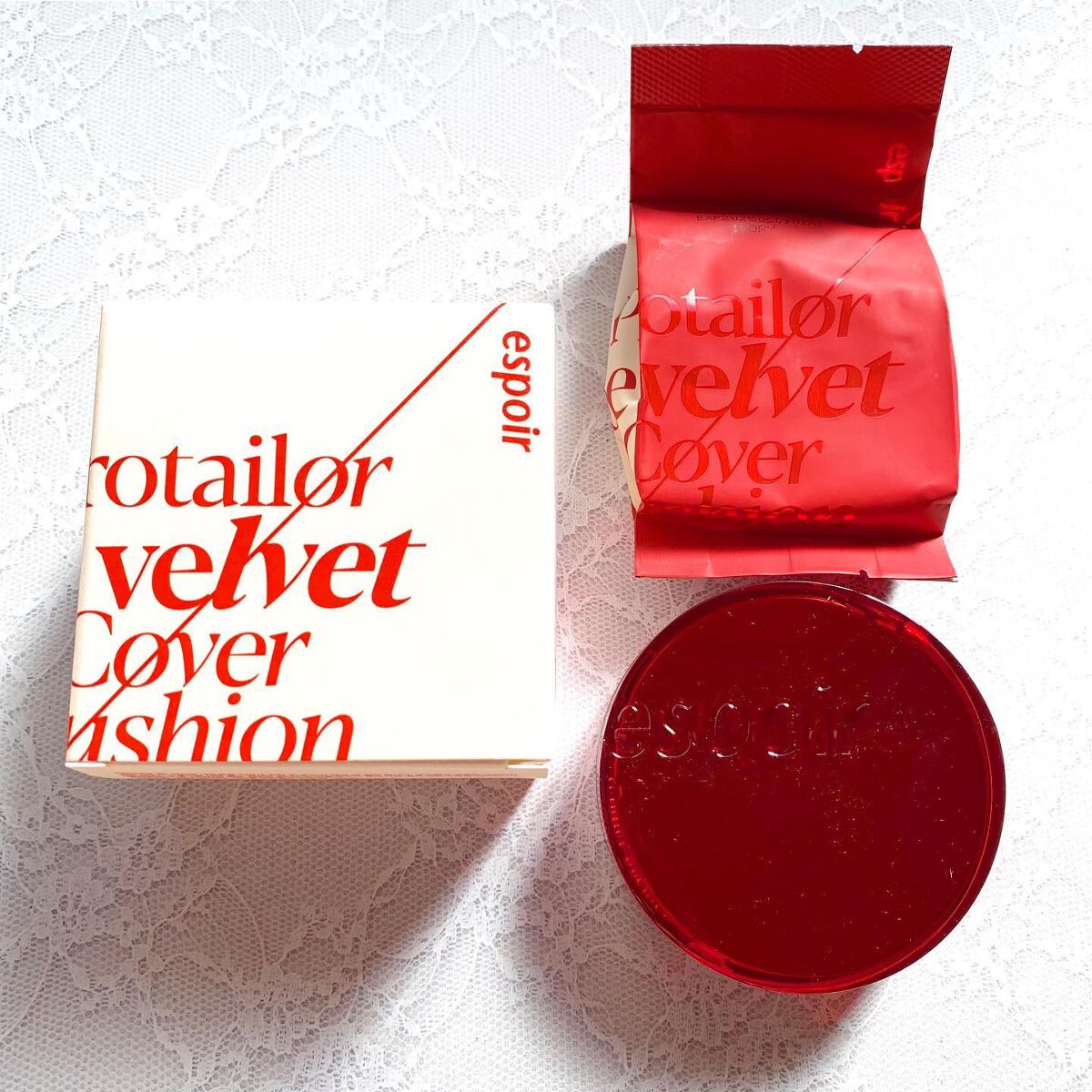 プロテーラービーベルベットカバークッション/espoir/クッションファンデーションを使ったクチコミ(2枚目)