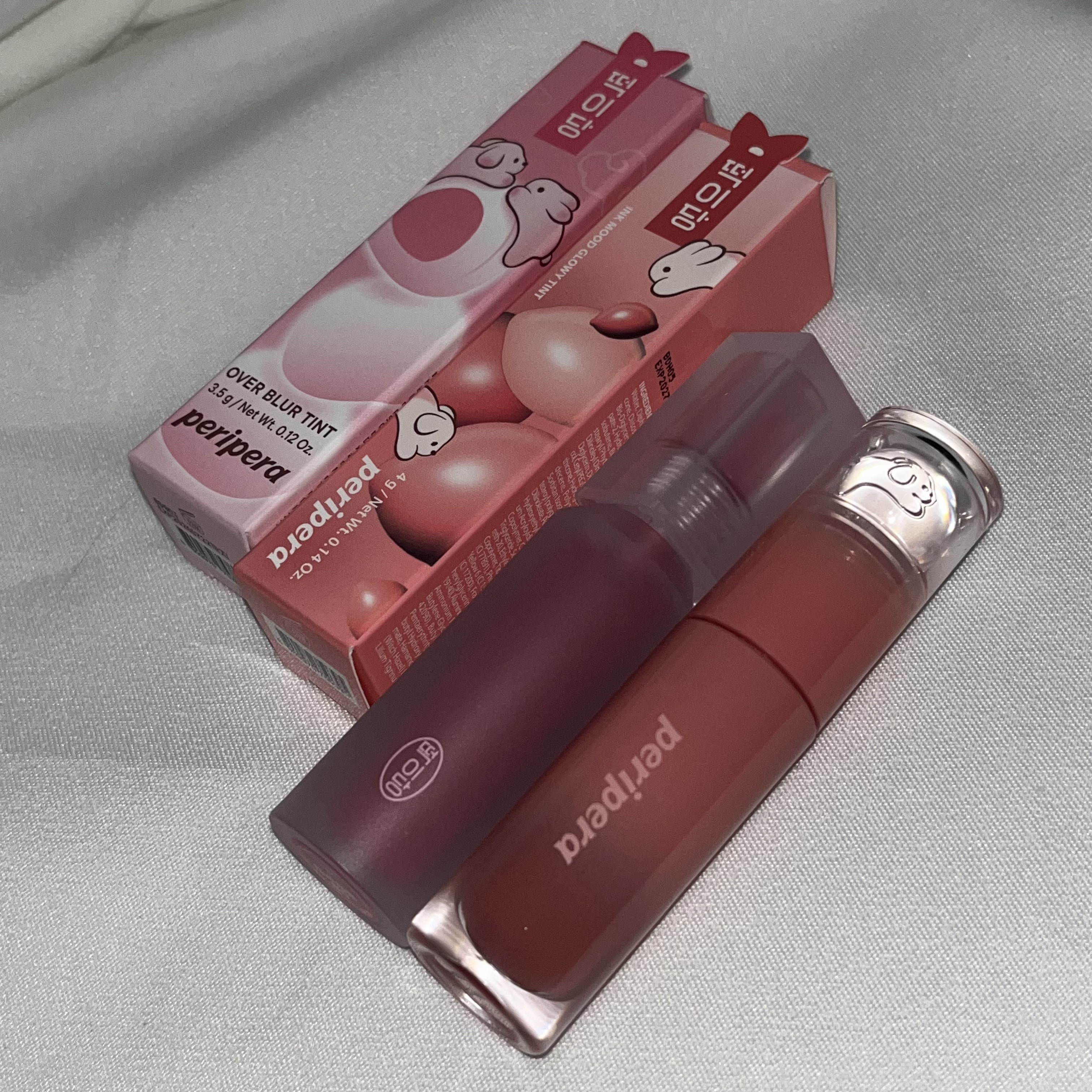  オーバー ブラー ティント/PERIPERA/リップティントを使ったクチコミ（2枚目）