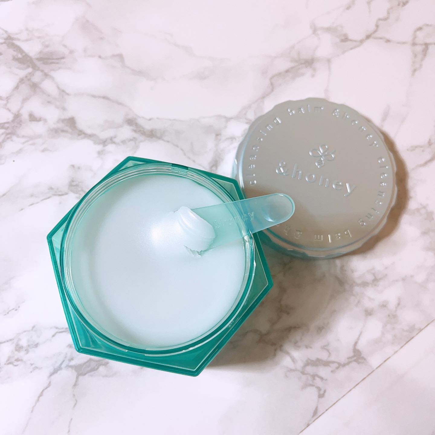 アンドハニー サボン クレンジングバーム ブルークレイ/&honey/クレンジングバームを使ったクチコミ（2枚目）