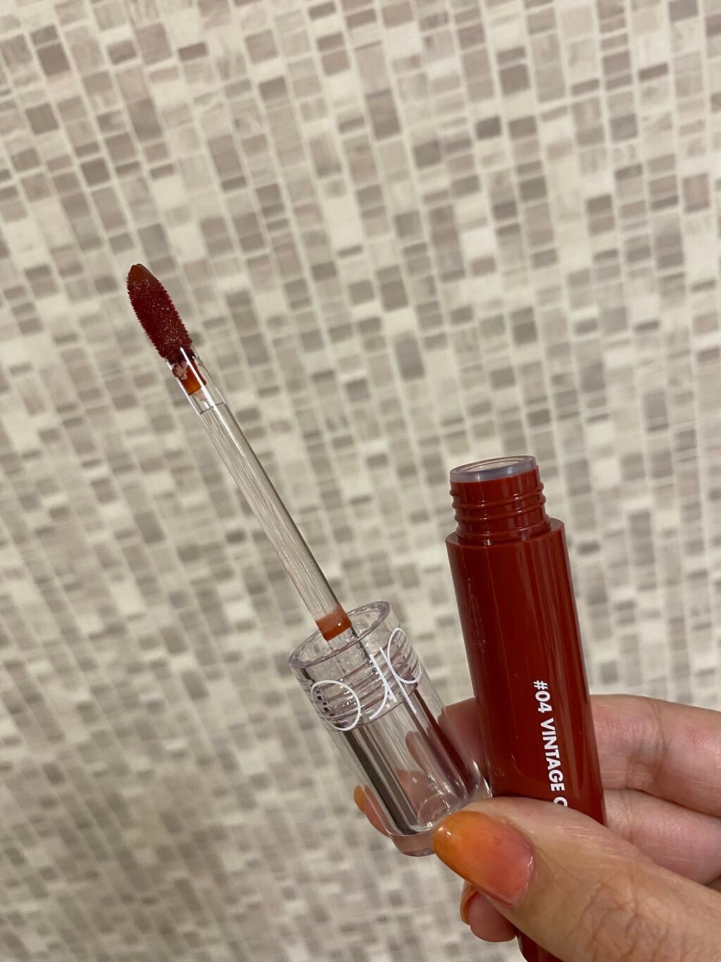 グラスティングウォーターティント/rom&nd/リップティントを使ったクチコミ(3枚目)