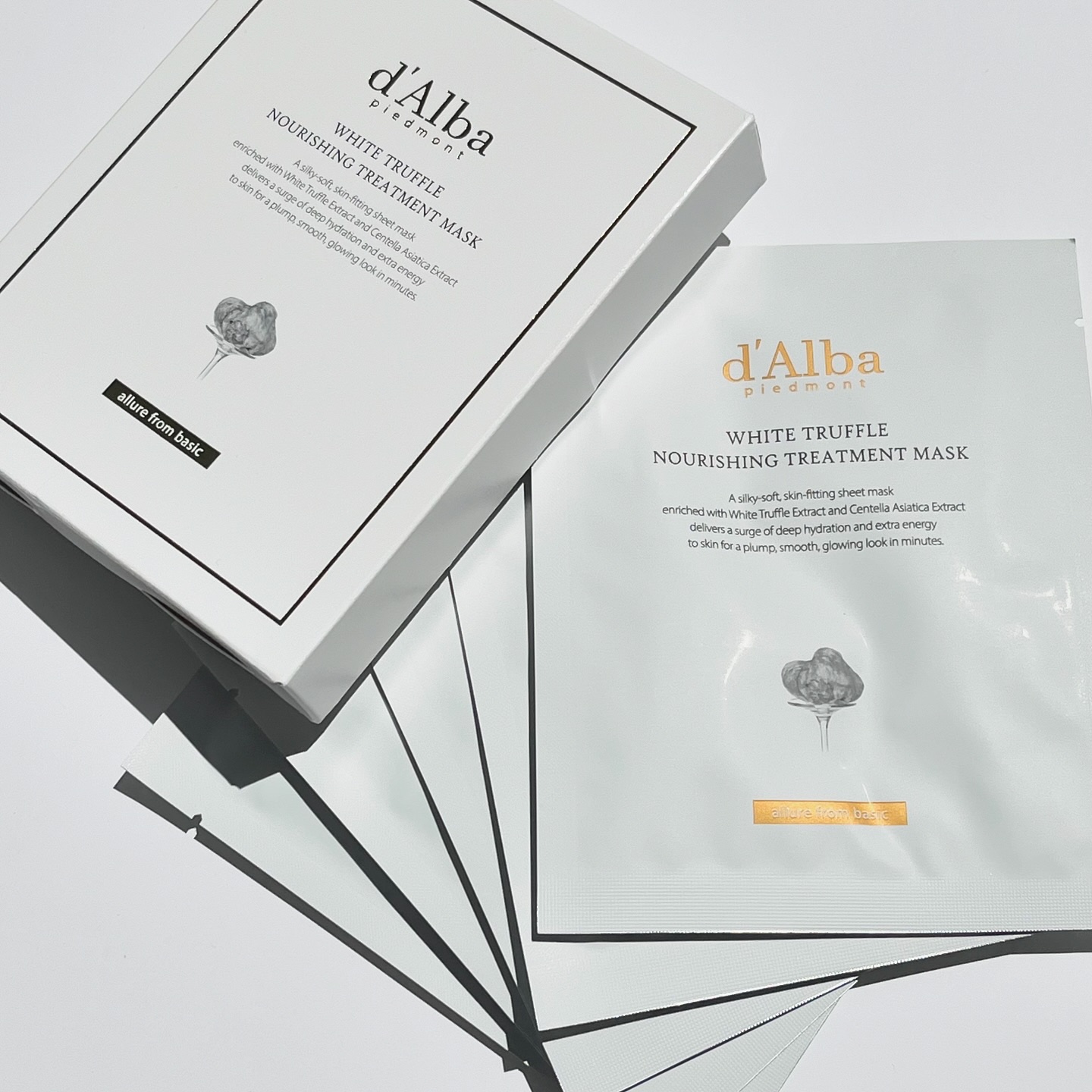 ホワイトトリュフナリシングトリートメントマスク/ダルバ/シートマスク・パックを使ったクチコミ（1枚目）