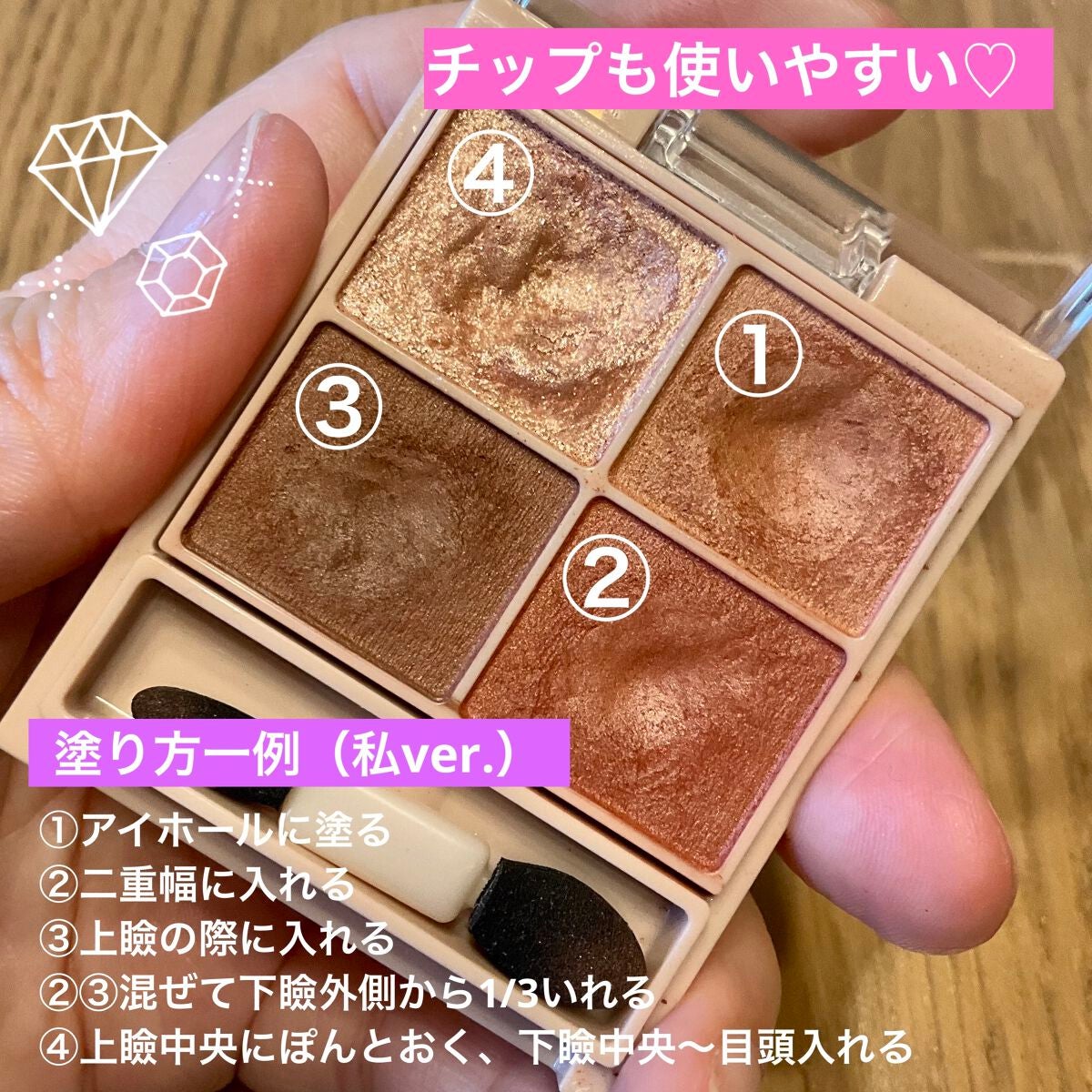 ラスティングマルチアイベース WP/キャンメイク/アイシャドウベースを使ったクチコミ(6枚目)