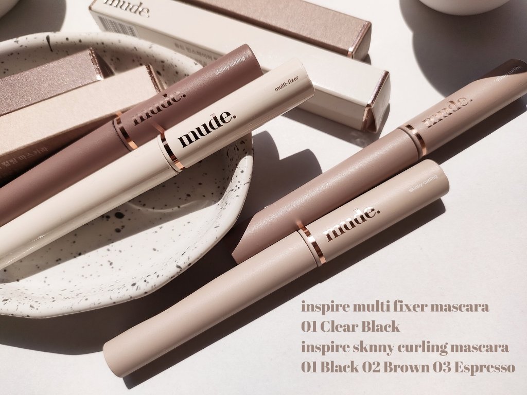 インスパイアスキニーカーリングマスカラ/mude./マスカラを使ったクチコミ（2枚目）