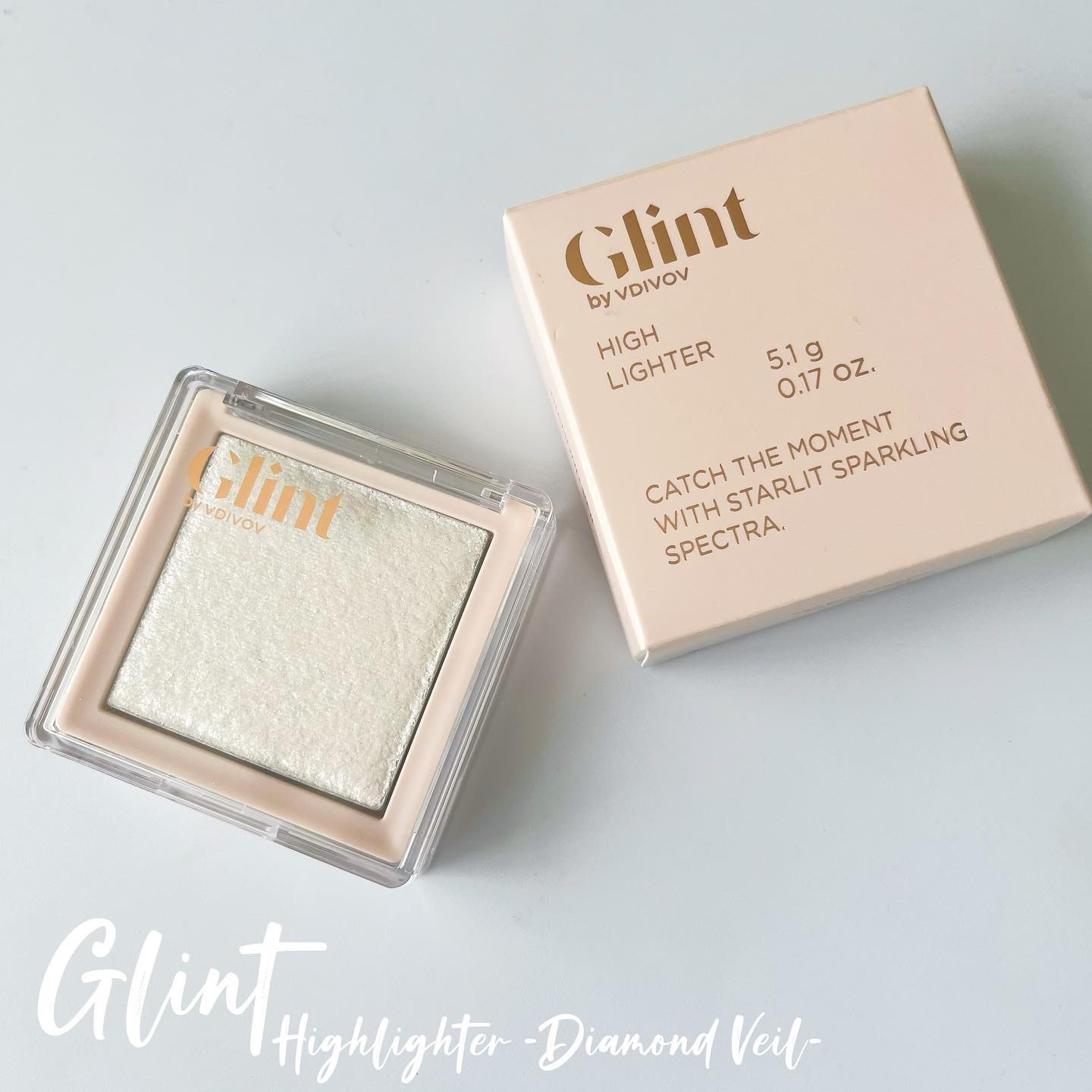 ハイライター Diamond Veil/Glint/パウダーハイライトを使ったクチコミ（2枚目）