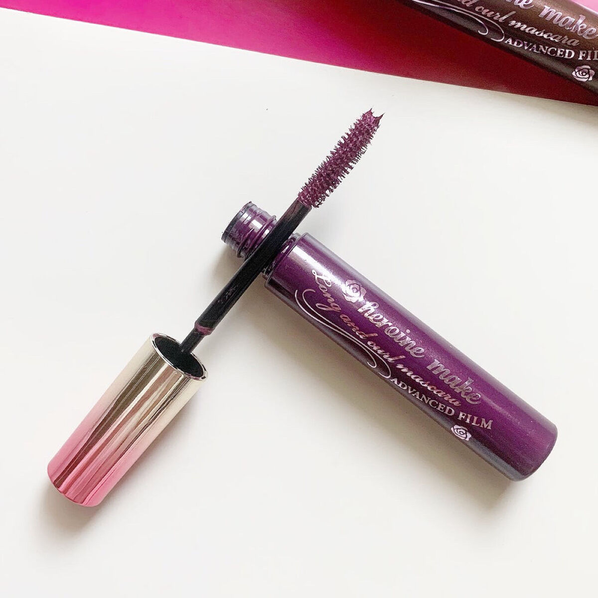 ロング＆カールマスカラ アドバンストフィルム 03 [限定] モーヴピンク/ヒロインメイク/マスカラを使ったクチコミ（1枚目）