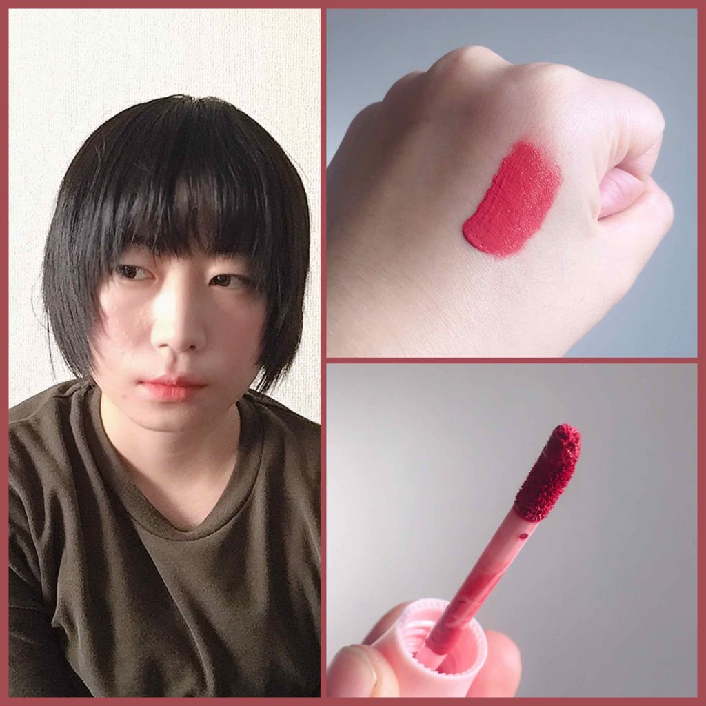 ムース キャンディー ティント/the SAEM/リップティントを使ったクチコミ（2枚目）