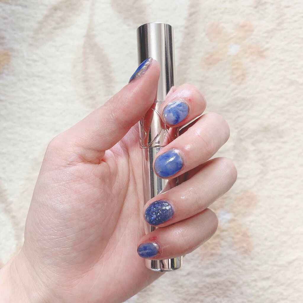 セルフジェルネイル
ブルーマーブルネイル
#はじめての投稿