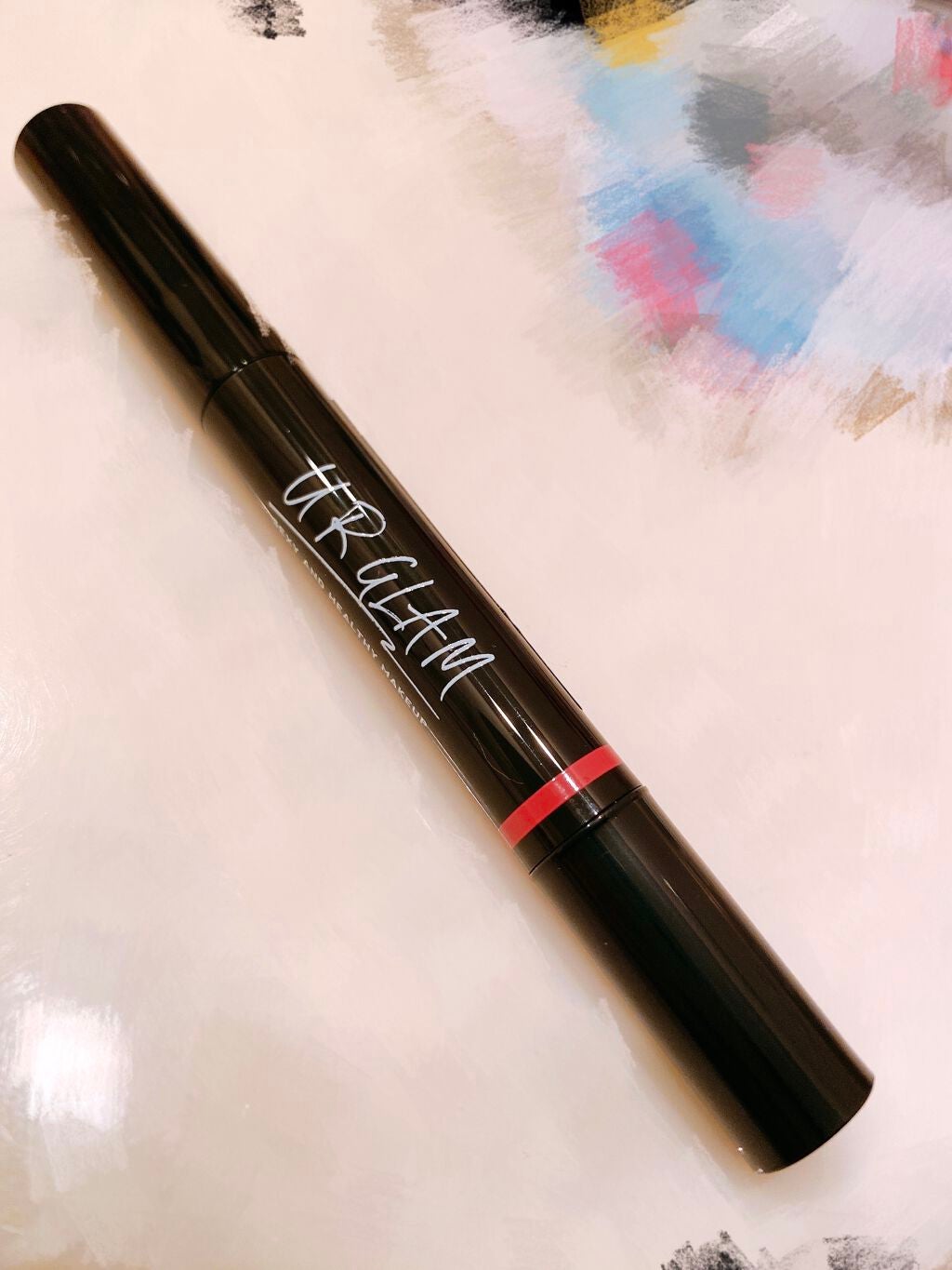 UR GLAM LIQUID ROUGE/U R GLAM/口紅を使ったクチコミ(2枚目)