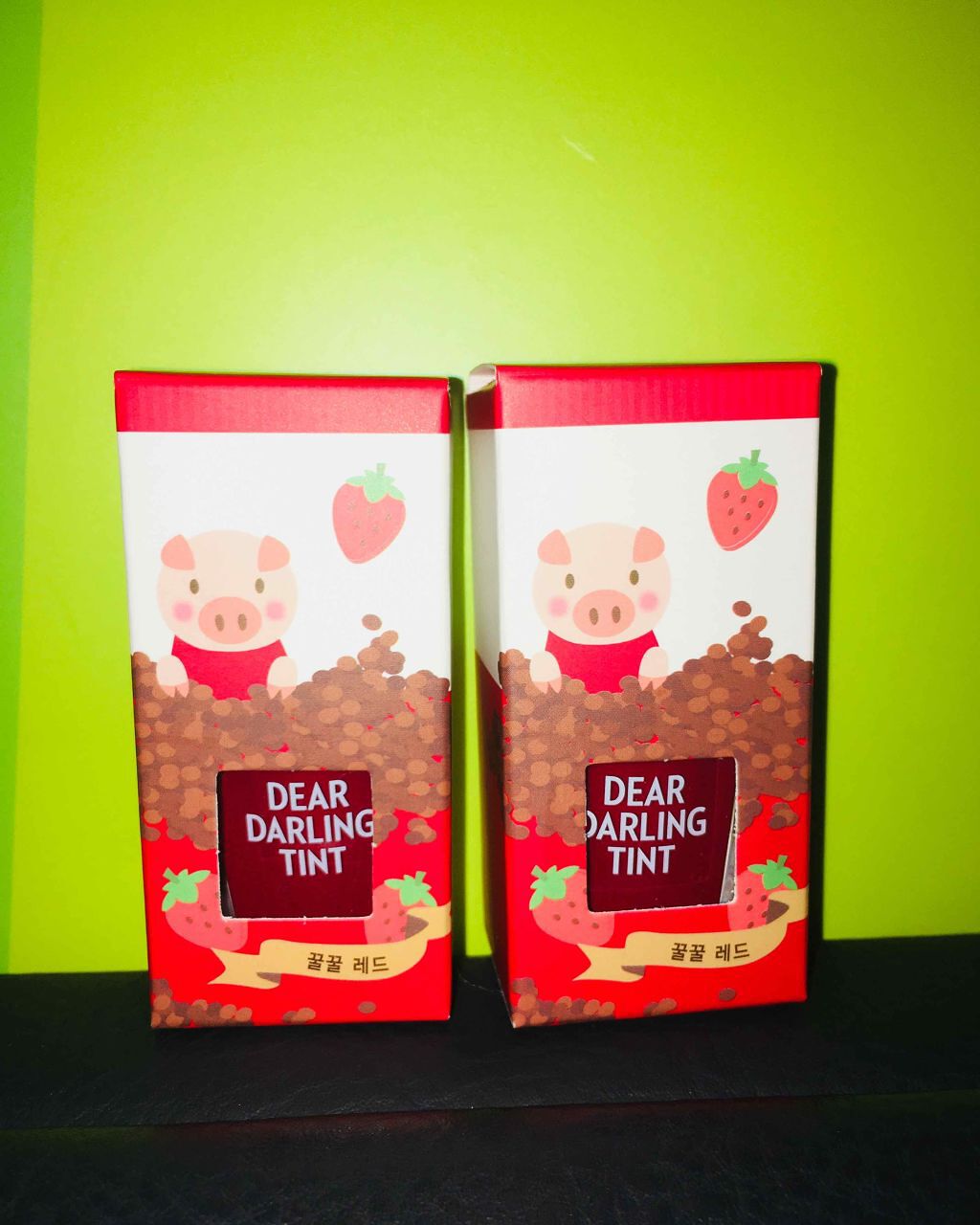 ディアダーリン ウォータージェルティント （アイスティント）/ETUDE/口紅を使ったクチコミ（1枚目）