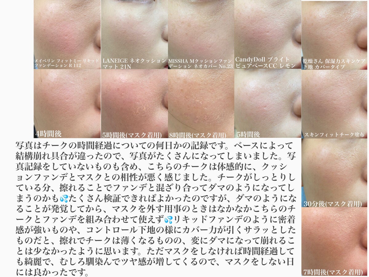 スキンフィットチーク/リサージ/パウダーチークを使ったクチコミ(4枚目)