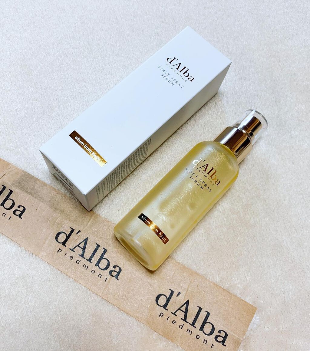 ダルバ ホワイトトリュフファーストスプレーセラム/ダルバ/ミスト状化粧水を使ったクチコミ（1枚目）